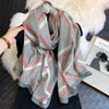 Women's Winter Korean Style Rhombus Scarf – Elegant & Cozy