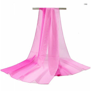 Luxury Gradient Silk Shawl – Elegant & Lightweight Fashion Wrap for All Seasons