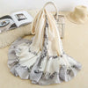 Fashion Satin Floral Imitation Silk Scarf – Soft, Lightweight & Elegant