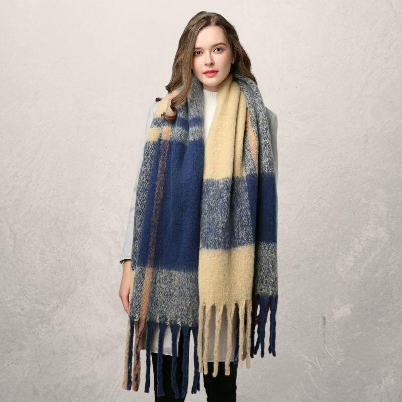 Autumn & Winter Warm Tassel Scarf for Women – Cozy & Stylish Wrap