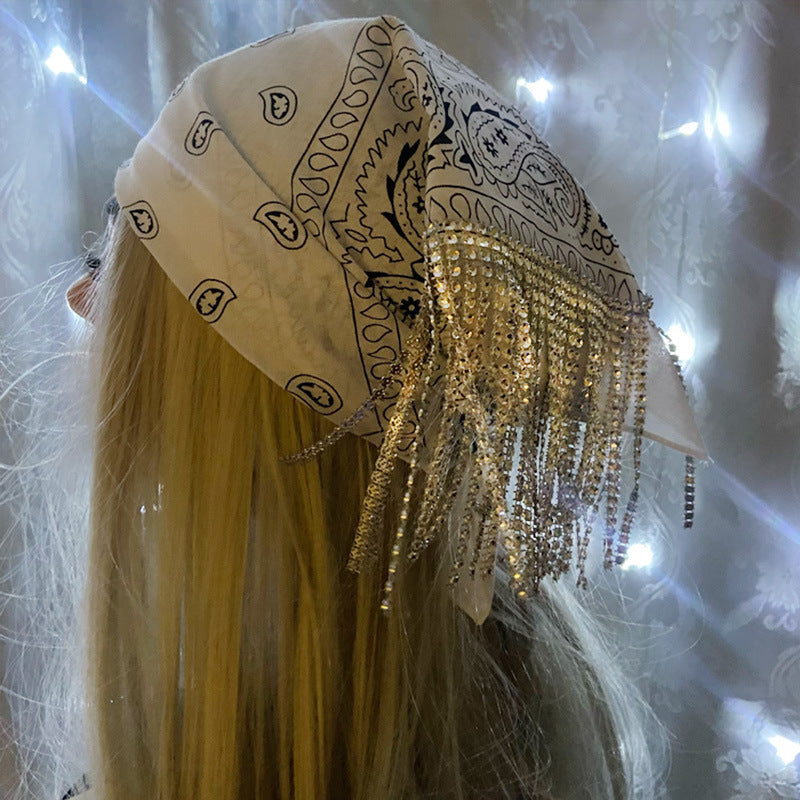 Paisley Vintage Diamond Tassel Scarf – Classic Elegance
