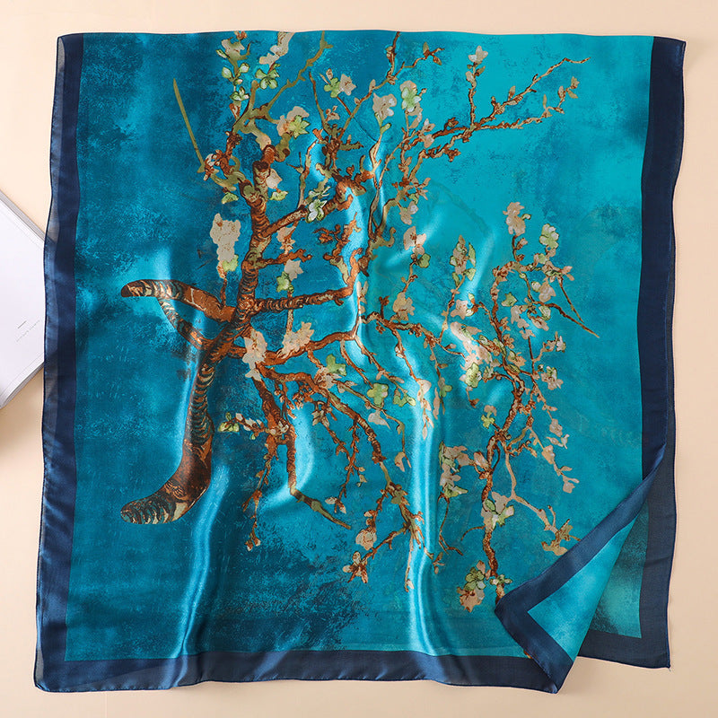 Luxury Silk Sunscreen Shawl – Elegant & Lightweight for Summer