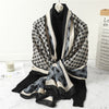 Ladies' Casual Plaid Winter Scarf – Warm & Stylish