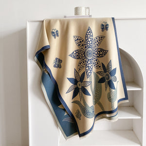 Women's Winter Artificial Cashmere Scarf – Soft & Warm High-Grade Wrap (65x185cm)