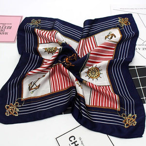 Versatile Small Silk Square Scarf 50cm  – Elegant Fashion Accessory