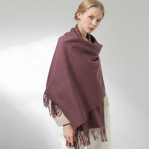 High-End Mother's Autumn & Winter Cloak Scarf