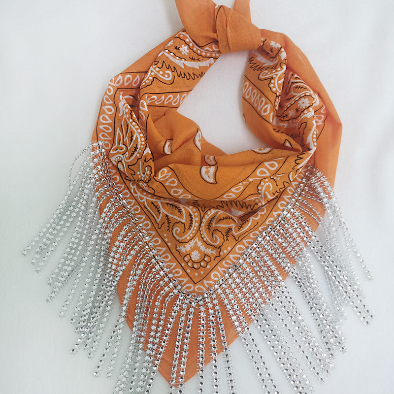 Paisley Vintage Diamond Tassel Scarf – Classic Elegance