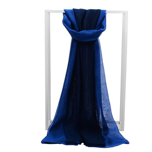 Luxury Silk Scarf & Beach Shawl – Gradient Tie-Dye Sunscreen Wrap for Women
