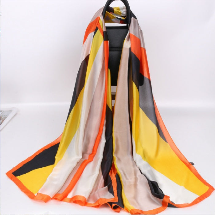 Fashion Women's Sunscreen Silk Scarf – Lightweight, Breathable & Stylish (180x90cm)