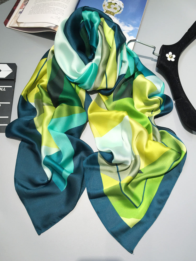 Luxury High-Grade Artificial Silk Scarf – Elegant & Lightweight (90x180cm)