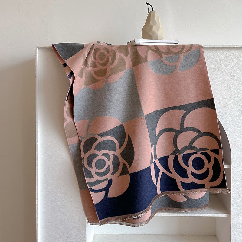 Dual-Use Warm Scarf & Winter Cloak for Women