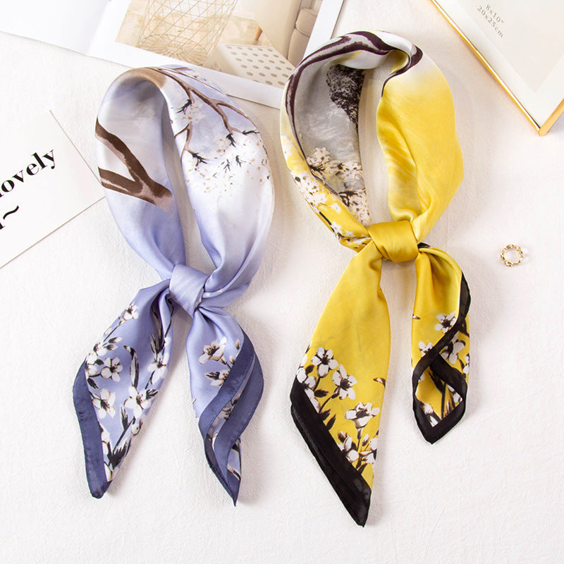 All-Matching Imitated Silk Decorative Scarf
