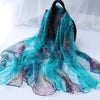 Ladies' Fashion Versatile Decorative Silk Scarf – Elegant & Chic