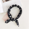Elegant Printed Satin Scarf – Chic & Versatile Accessory