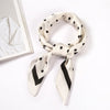 Elegant 70cm Silk Satin Square Scarf – Multi-Purpose Fashion Accessory