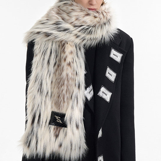 Luxury Plush Mink-Like Scarf – Ultra-Soft & Warm Winter Wrap (Korean Style)