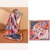 Women's Fashionable Mulberry Silk Scarf – Elegant Printed Square Wrap (70x70cm)