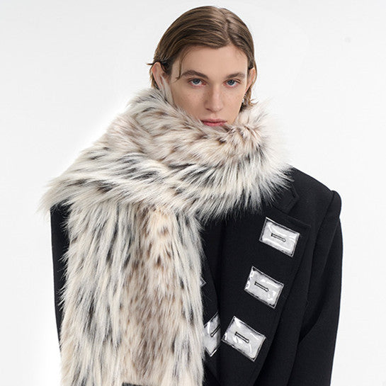 Luxury Plush Mink-Like Scarf – Ultra-Soft & Warm Winter Wrap (Korean Style)