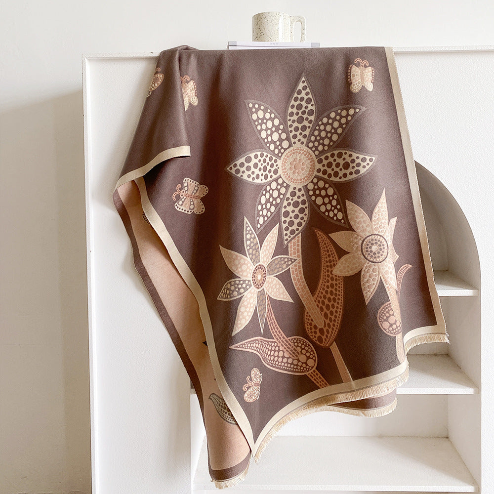 Women's Winter Artificial Cashmere Scarf – Soft & Warm High-Grade Wrap (65x185cm)