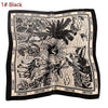 Silk Satin 70x70 Headscarf – Elegant Coconut Silk Towel for Women