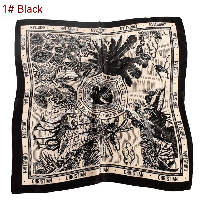 Silk Satin 70x70 Headscarf – Elegant Coconut Silk Towel for Women