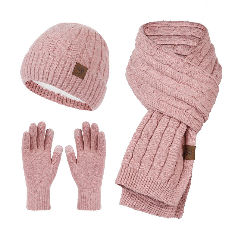 Men's Winter Alpaca Fleecefiber Scarf, Hat & Gloves Set