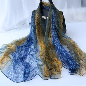 Ladies' Fashion Versatile Decorative Silk Scarf – Elegant & Chic