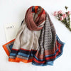 Shawl Autumn & Winter Warm British Plaid Korean Style Scarf (Dual-Use)