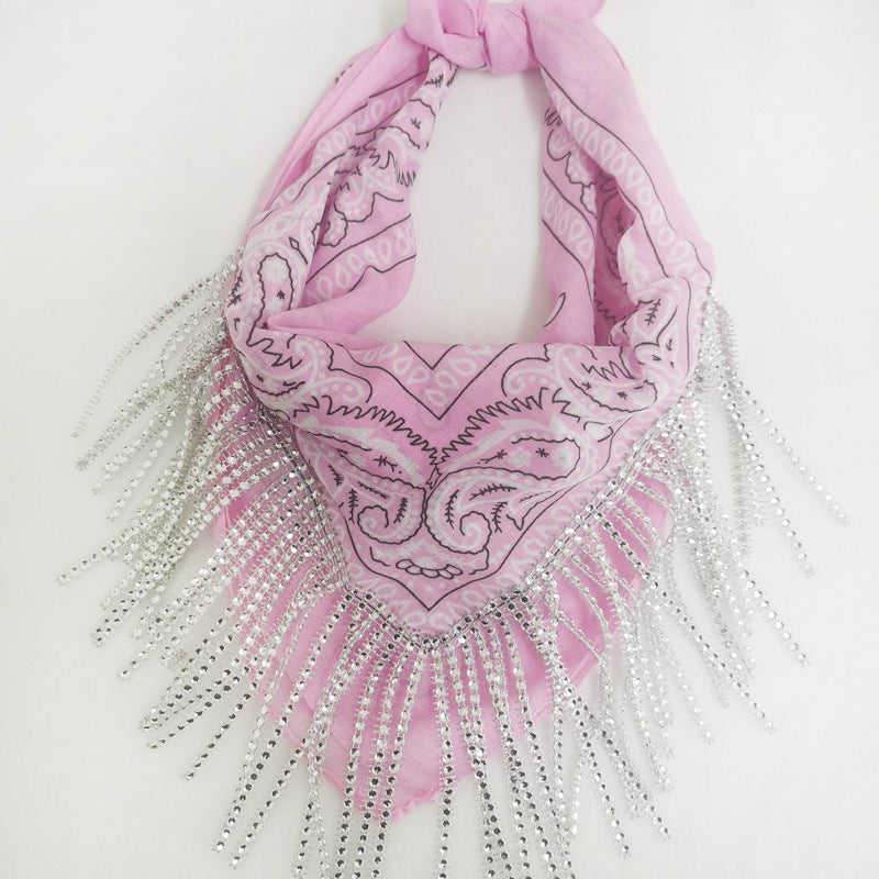 Paisley Vintage Diamond Tassel Scarf – Classic Elegance