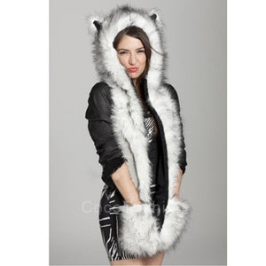 Women's Winter Fur Hat & Scarf Set – Stylish & Warm
