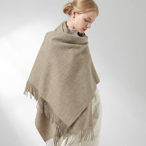 High-End Mother's Autumn & Winter Cloak Scarf