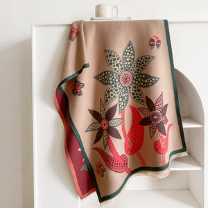 Women's Winter Artificial Cashmere Scarf – Soft & Warm High-Grade Wrap (65x185cm)