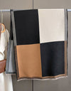 Color Matching Fashion Cashmere-Feel Scarf – Thickened Winter Warmth for Women