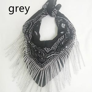 Paisley Vintage Diamond Tassel Scarf – Classic Elegance