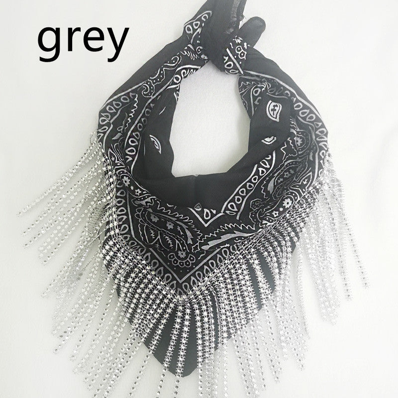 Paisley Vintage Diamond Tassel Scarf – Classic Elegance