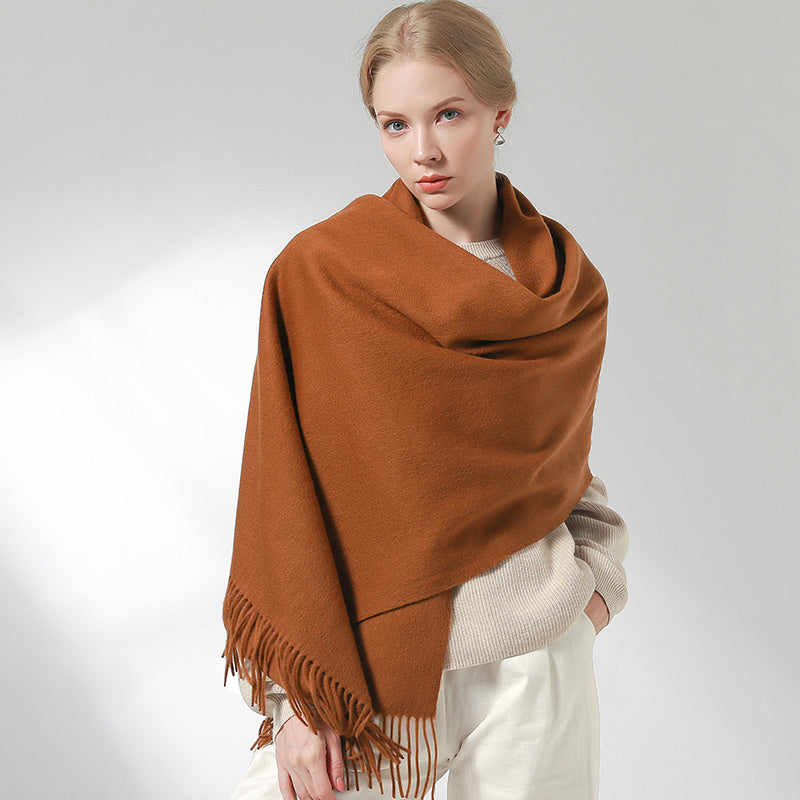 High-End Mother's Autumn & Winter Cloak Scarf