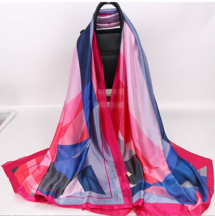 Fashion Women's Sunscreen Silk Scarf – Lightweight, Breathable & Stylish (180x90cm)